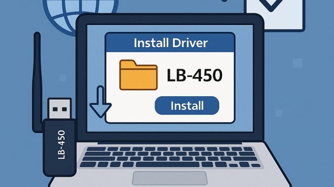 Como Baixar o Driver do Wireless Adapter LB 450 Chines