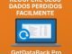 A Computer Screen With A Blue Circle And White Text