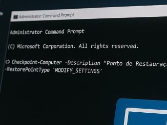 Criar Ponto De Restauração 10 Usando Linha De Comando
