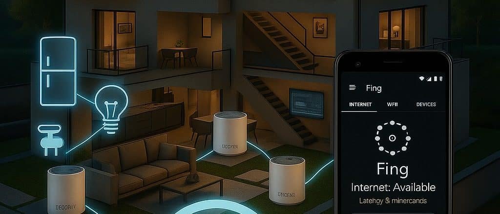 a smart home with a smart speaker system