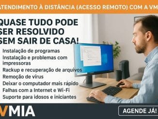 A Man Sitting At A Computer
