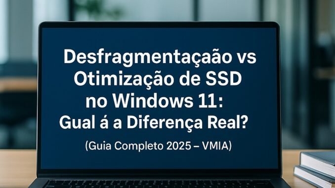 Desfragmentação vs Otimização de SSD no Windows 11