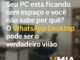 Seu Pc Está Ficando Sem Espaço