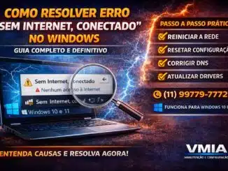 Como Resolver Erro Sem Internet, Conectado No Windows