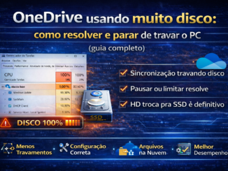 One Drive Usando Muito O Disco