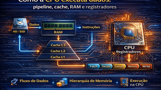 CPU executa dados e instruções