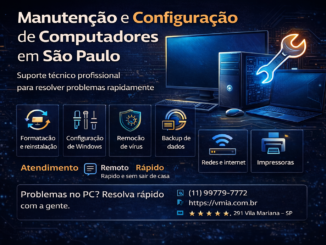 Manutenção E Configuração De Computadores Em São Paulo