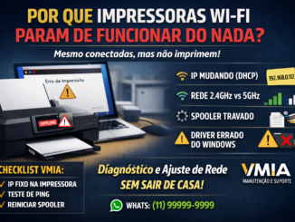 Por Que Impressoras Wi-Fi Param De Funcionar