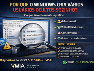 Por Que O Windows Cria Vários Usuários Ocultos