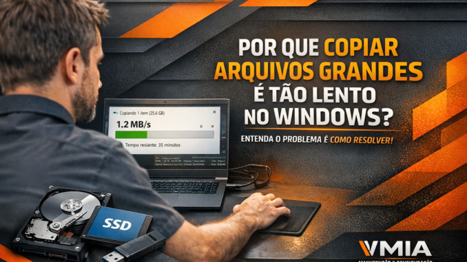 arquivos grandes lentos