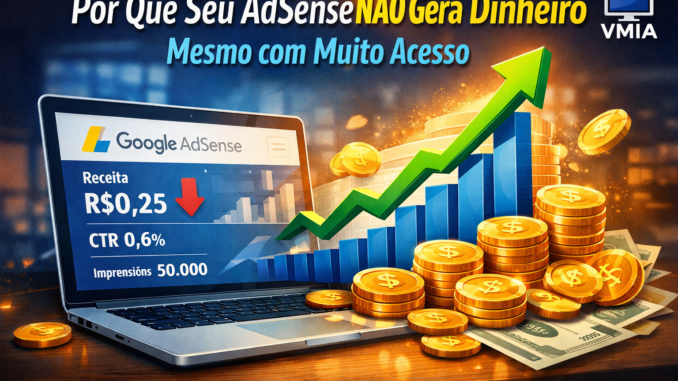 adsense, monetização, blog, ganhar dinheiro, seo, google adsense, ctr, cpc, wordpress, tráfego