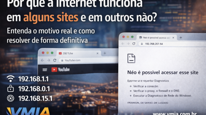 Por que alguns sites não abrem?