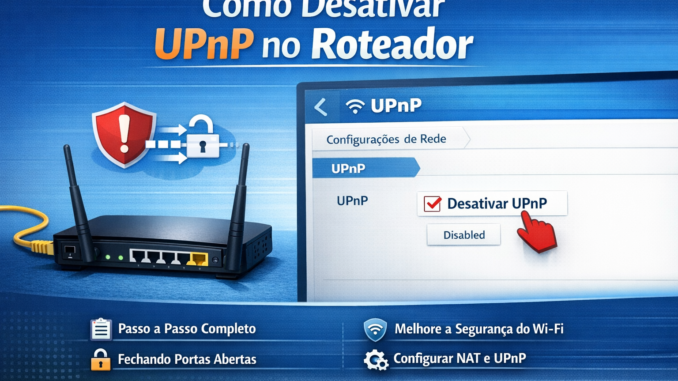 desativar upnp