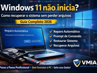 Windows 11 Não Inicia