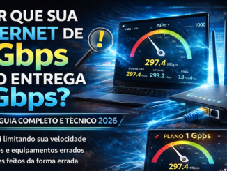 Internet 1Gbps Não Entrega