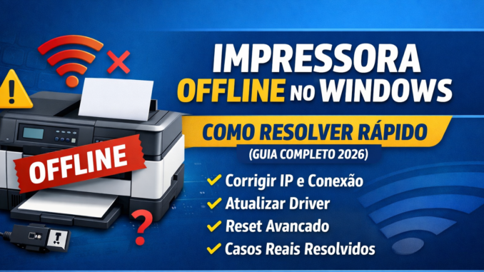 impressora offiline