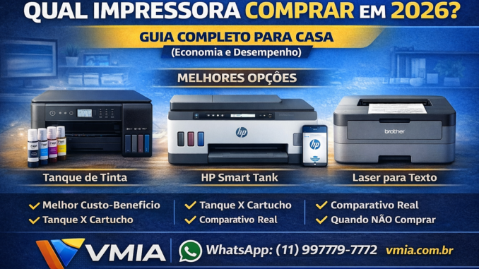 qual impressora comprar em 2026