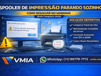 Spooler De Impressão Parando Sozinho