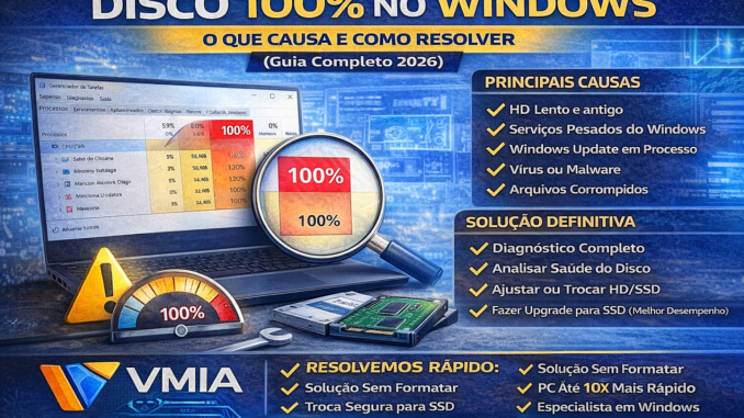 disco 100% no windows