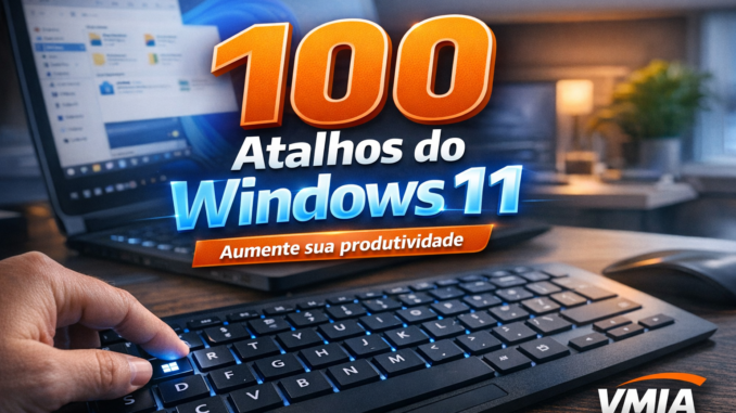 100 atalhos windows 11