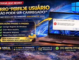 Seu Perfil De Usuário Não Pode Ser Carregado