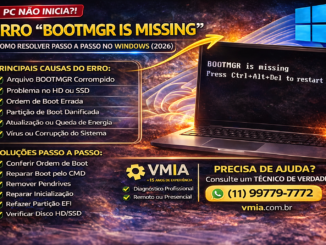 Bootmgr Is Missing