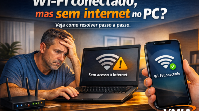 internet funciona no celular mas nao no pc erro wifi conectado sem internet windows