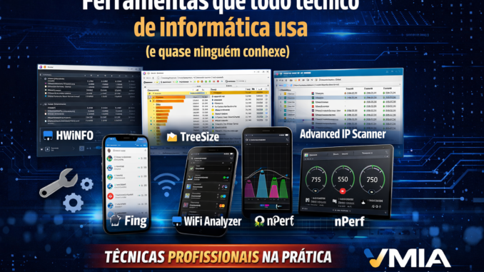 Ferramentas que todo técnico de informática usa