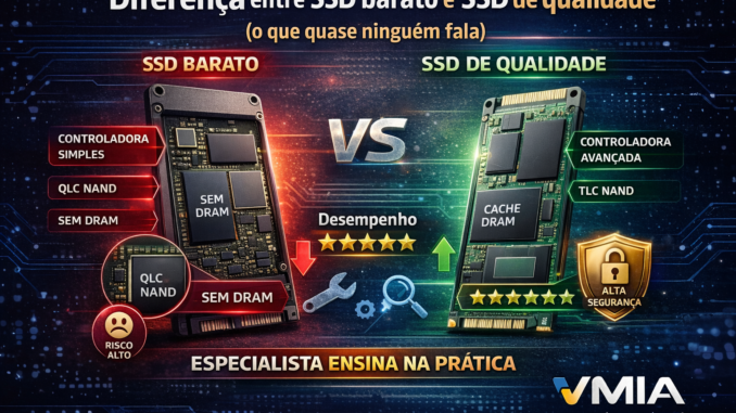 DIferença de SSD barato e SSD de qualidade