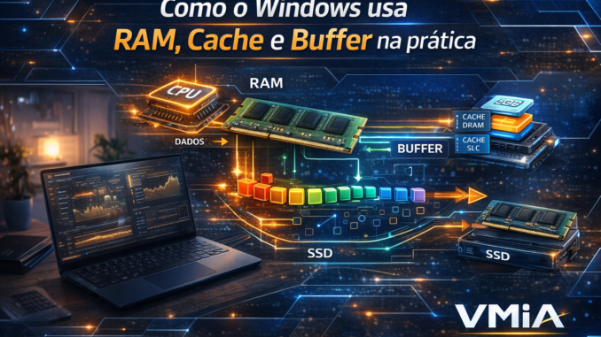 como o windows gerencia memoria ram