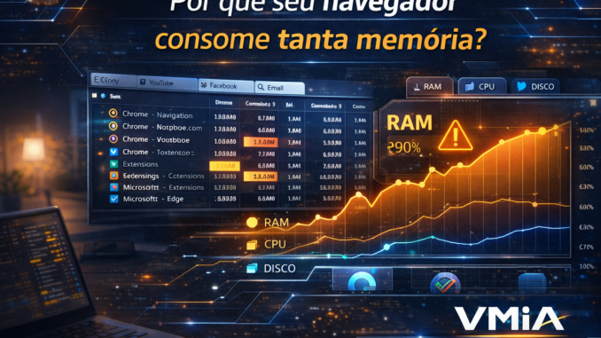 porque seu navegador consome tanta memoria