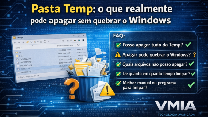 Pasta Temp do Windows