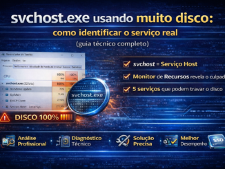 Svchost.exe Usando Muito Disco