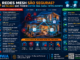 Infográfico Vmia Explicando Falhas De Segurança Em Redes Mesh Wi-Fi, Riscos De Iot, Backhaul Inseguro, Wps, Dns Hijacking, Roaming E Proteção Wpa3.