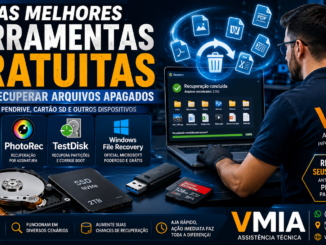 Técnico Da Vmia Utilizando Ferramentas Gratuitas Como Recuva, Photorec E Testdisk Para Recuperar Arquivos Apagados De Hd, Ssd, Pendrive E Cartão Sd No Windows.