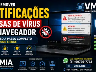 Como Remover Notificações Falsas De Vírus No Navegador Chrome E Edge Passo A Passo