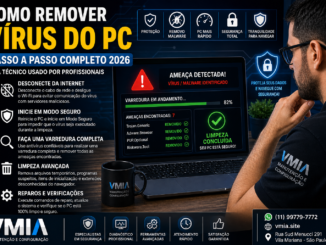 Técnico Removendo Vírus De Computador Com Análise Digital De Segurança Na Tela