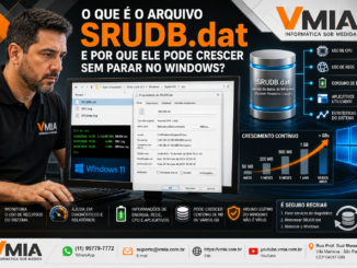 Técnico Da Vmia Analisando O Arquivo Srudb.dat Do Windows, Mostrando Monitoramento De Cpu, Rede, Energia E Crescimento Do Banco De Dados System Resource Usage.