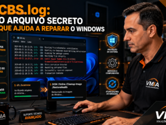 Técnico Da Vmia Analisando O Arquivo Cbs.log Do Windows Para Diagnosticar E Reparar Arquivos Corrompidos Do Sistema.