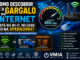 Ilustração De Um Teste De Velocidade Da Internet Com Roteador Wi-Fi, Cabo De Rede Ethernet E Velocímetro Digital, Representando O Diagnóstico De Gargalos Entre Wi-Fi, Cabeamento E Operadora De Internet.