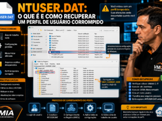Técnico Da Vmia Analisando O Arquivo Ntuser.dat E O Registro Do Windows Para Recuperar Um Perfil De Usuário Corrompido.