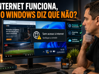 Windows Exibindo Mensagem Sem Acesso À Internet Enquanto A Conexão Continua Funcionando Normalmente.