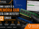 Módulo De Memória Ram Sendo Testado Em Computador Com Tela Azul Do Windows E Ferramenta De Diagnóstico De Memória Aberta.