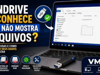 Pendrive Conectado Ao Computador Sendo Reconhecido Pelo Windows, Mas Sem Exibir Os Arquivos Armazenados.