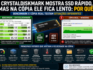 Crystaldiskmark Mostra Ssd Rápido, Mas Cópia Fica Lenta No Windows Por Fatores Como Cache Slc, Tlc, Qlc, Temperatura E Velocidade De Origem E Destino.