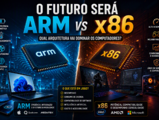 Comparação Entre Processadores Arm E X86 Destacando Eficiência Energética, Inteligência Artificial, Desempenho, Compatibilidade E Futuro Dos Computadores.