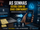 Tela De Login Tradicional Sendo Substituída Por Autenticação Biométrica, Passkeys E Reconhecimento Facial Em Conceito Sobre O Futuro Da Segurança Digital.