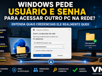 Windows Pede Usuário E Senha Para Acessar Outro Pc Na Rede E Solicita Credenciais De Rede