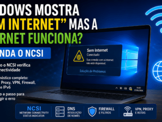 Windows Mostra Sem Internet Mesmo Com A Conexão Funcionando Por Causa Do Ncsi