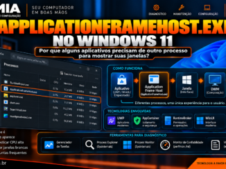 Applicationframehost.exe No Windows 11 Mostrando Sua Relação Com Aplicativos Modernos, Uwp, Appcontainer, Runtimebroker, Winui, Webview2 E Dwm